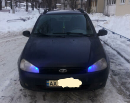 Синий ВАЗ 1119 Калина, объемом двигателя 1.6 л и пробегом 90 тыс. км за 3200 $, фото 1 на Automoto.ua