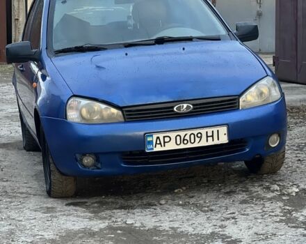 Синий ВАЗ 1119 Калина, объемом двигателя 1.6 л и пробегом 120 тыс. км за 1100 $, фото 1 на Automoto.ua