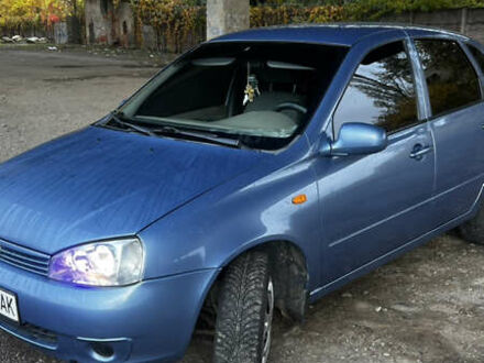 Синий ВАЗ 1119 Калина, объемом двигателя 1.6 л и пробегом 195 тыс. км за 2000 $, фото 1 на Automoto.ua
