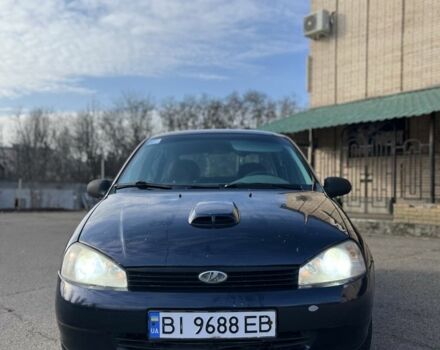 Синий ВАЗ 1119 Калина, объемом двигателя 1.6 л и пробегом 200 тыс. км за 2200 $, фото 1 на Automoto.ua