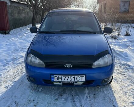 Синий ВАЗ 1119 Калина, объемом двигателя 1.6 л и пробегом 205 тыс. км за 2100 $, фото 1 на Automoto.ua