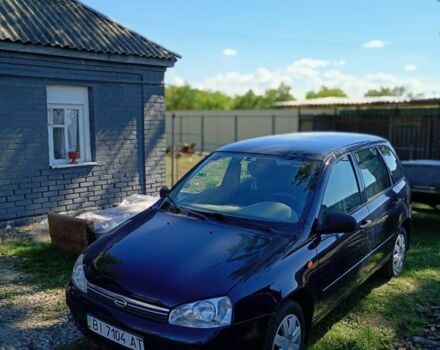 Синий ВАЗ 1119 Калина, объемом двигателя 1.6 л и пробегом 282 тыс. км за 1995 $, фото 1 на Automoto.ua