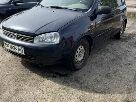 Синій ВАЗ 1119 Калина, об'ємом двигуна 1.4 л та пробігом 130 тис. км за 999 $, фото 1 на Automoto.ua