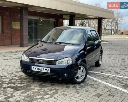 Синий ВАЗ 1119 Калина, объемом двигателя 1.39 л и пробегом 103 тыс. км за 2800 $, фото 1 на Automoto.ua