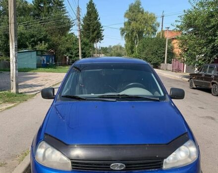Синій ВАЗ 1119 Калина, об'ємом двигуна 1.6 л та пробігом 208 тис. км за 2005 $, фото 1 на Automoto.ua