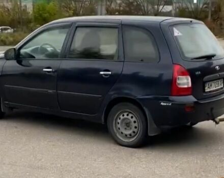 Синій ВАЗ 1119 Калина, об'ємом двигуна 1 л та пробігом 170 тис. км за 1300 $, фото 1 на Automoto.ua