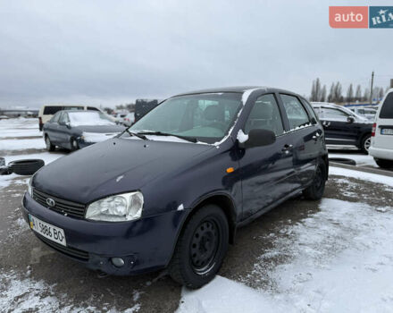 Синий ВАЗ 1119 Калина, объемом двигателя 1.6 л и пробегом 125 тыс. км за 2150 $, фото 1 на Automoto.ua