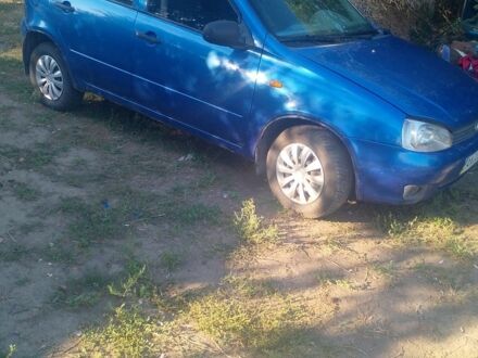 Синій ВАЗ 1119 Калина, об'ємом двигуна 6 л та пробігом 150 тис. км за 1597 $, фото 1 на Automoto.ua