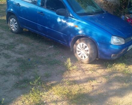 Синий ВАЗ 1119 Калина, объемом двигателя 6 л и пробегом 150 тыс. км за 1597 $, фото 1 на Automoto.ua