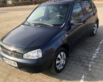 Синий ВАЗ 1119 Калина, объемом двигателя 1.4 л и пробегом 110 тыс. км за 2500 $, фото 1 на Automoto.ua