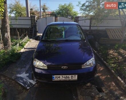 Синий ВАЗ 1119 Калина, объемом двигателя 1.6 л и пробегом 924 тыс. км за 2500 $, фото 1 на Automoto.ua