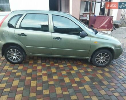 Зеленый ВАЗ 1119 Калина, объемом двигателя 1.39 л и пробегом 70 тыс. км за 2800 $, фото 2 на Automoto.ua