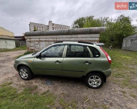 Зеленый ВАЗ 1119 Калина, объемом двигателя 1.6 л и пробегом 97 тыс. км за 2900 $, фото 1 на Automoto.ua