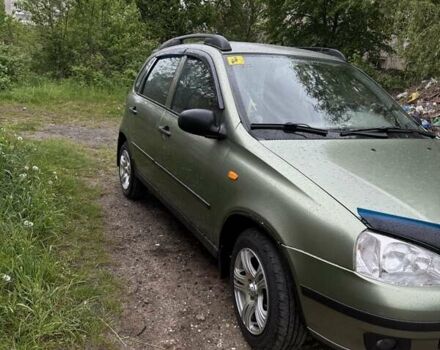 Зеленый ВАЗ 1119 Калина, объемом двигателя 1.6 л и пробегом 97 тыс. км за 2900 $, фото 4 на Automoto.ua