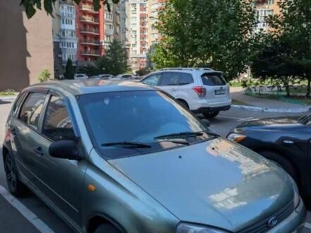 Зеленый ВАЗ 1119 Калина, объемом двигателя 1.6 л и пробегом 230 тыс. км за 1799 $, фото 1 на Automoto.ua