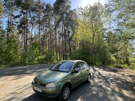 Зелений ВАЗ 1119 Калина, об'ємом двигуна 1.39 л та пробігом 190 тис. км за 2400 $, фото 1 на Automoto.ua