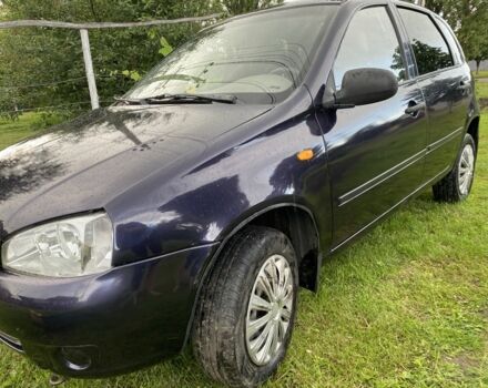 Синий ВАЗ 1119 Kalina Sport, объемом двигателя 1.6 л и пробегом 210 тыс. км за 1850 $, фото 2 на Automoto.ua