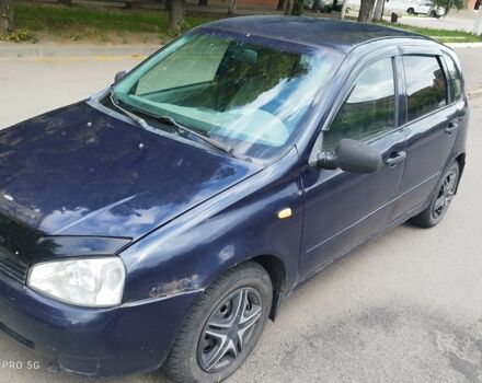 Синий ВАЗ 1119 Kalina Sport, объемом двигателя 1.4 л и пробегом 197 тыс. км за 800 $, фото 1 на Automoto.ua