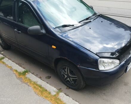 Синий ВАЗ 1119 Kalina Sport, объемом двигателя 1.4 л и пробегом 197 тыс. км за 800 $, фото 2 на Automoto.ua