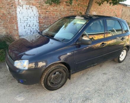 Синий ВАЗ 1119 Kalina Sport, объемом двигателя 1.6 л и пробегом 174 тыс. км за 1600 $, фото 2 на Automoto.ua