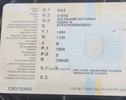 Синій ВАЗ 2101, об'ємом двигуна 1.6 л та пробігом 78 тис. км за 415 $, фото 1 на Automoto.ua
