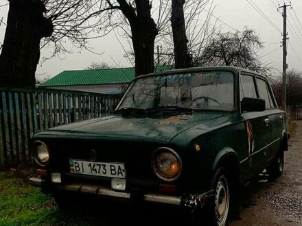 Зеленый ВАЗ 2101, объемом двигателя 1.3 л и пробегом 49 тыс. км за 250 $, фото 1 на Automoto.ua