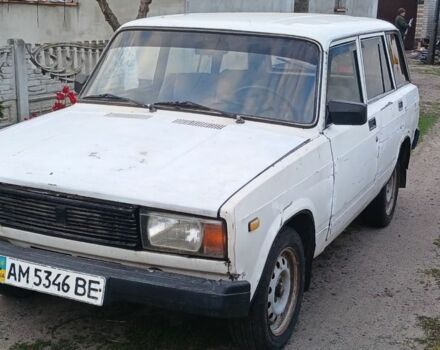 Белый ВАЗ 2104, объемом двигателя 1.5 л и пробегом 230 тыс. км за 378 $, фото 1 на Automoto.ua