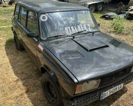 Черный ВАЗ 2104, объемом двигателя 1.3 л и пробегом 150 тыс. км за 750 $, фото 1 на Automoto.ua