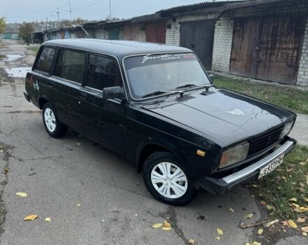 Черный ВАЗ 2104, объемом двигателя 1.5 л и пробегом 77 тыс. км за 667 $, фото 1 на Automoto.ua