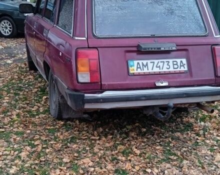 Фиолетовый ВАЗ 2104, объемом двигателя 1.5 л и пробегом 750 тыс. км за 525 $, фото 1 на Automoto.ua