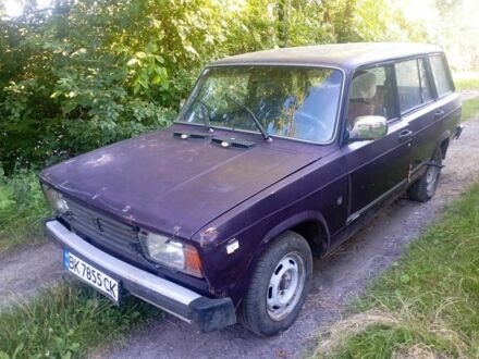 Фиолетовый ВАЗ 2104, объемом двигателя 1 л и пробегом 10 тыс. км за 650 $, фото 1 на Automoto.ua