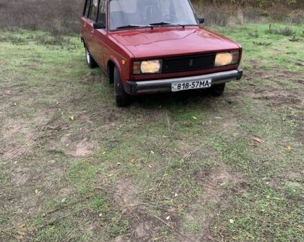 Красный ВАЗ 2104, объемом двигателя 1.3 л и пробегом 46 тыс. км за 1350 $, фото 1 на Automoto.ua