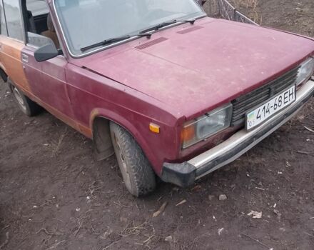 Красный ВАЗ 2104, объемом двигателя 1 л и пробегом 245 тыс. км за 285 $, фото 1 на Automoto.ua