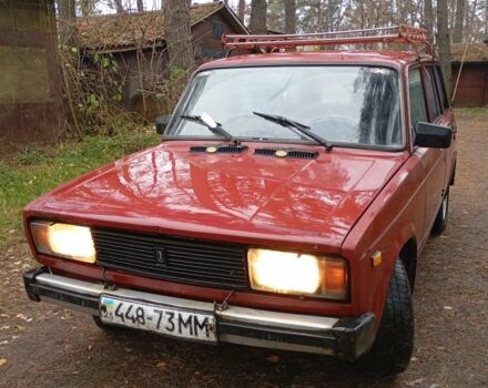 Красный ВАЗ 2104, объемом двигателя 1 л и пробегом 155 тыс. км за 845 $, фото 1 на Automoto.ua