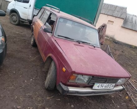 Красный ВАЗ 2104, объемом двигателя 1 л и пробегом 245 тыс. км за 285 $, фото 1 на Automoto.ua