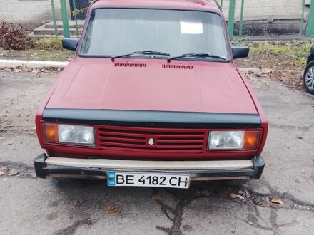 Красный ВАЗ 2104, объемом двигателя 1.5 л и пробегом 200 тыс. км за 478 $, фото 1 на Automoto.ua