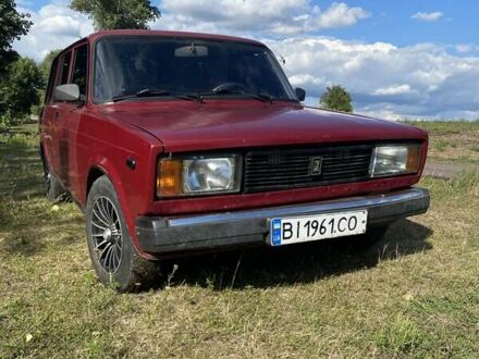 ВАЗ 2104 2006 в Глобино на Automoto.ua Красный ВАЗ 2104, объемом двигателя 1.45 л и пробегом 200 тыс. км за 1000 $, фото 1 на Automoto.ua