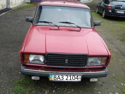 Красный ВАЗ 2104, объемом двигателя 1.5 л и пробегом 90 тыс. км за 1177 $, фото 1 на Automoto.ua