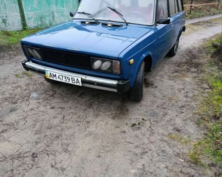 Синий ВАЗ 2104, объемом двигателя 1 л и пробегом 80 тыс. км за 495 $, фото 2 на Automoto.ua