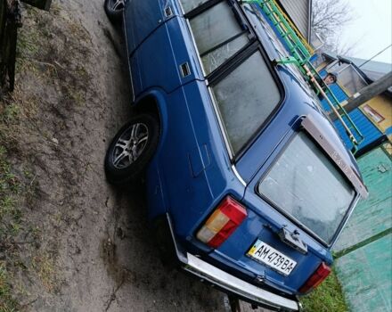 Синий ВАЗ 2104, объемом двигателя 1 л и пробегом 80 тыс. км за 495 $, фото 1 на Automoto.ua
