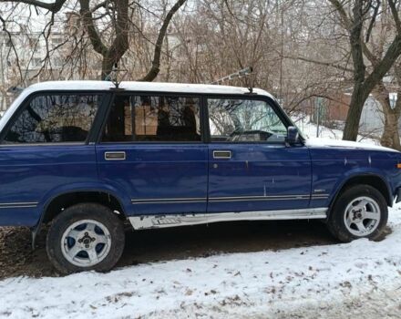 Синий ВАЗ 2104, объемом двигателя 1.5 л и пробегом 200 тыс. км за 1050 $, фото 1 на Automoto.ua