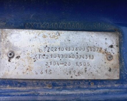 Синий ВАЗ 2104, объемом двигателя 1.5 л и пробегом 94 тыс. км за 1437 $, фото 7 на Automoto.ua