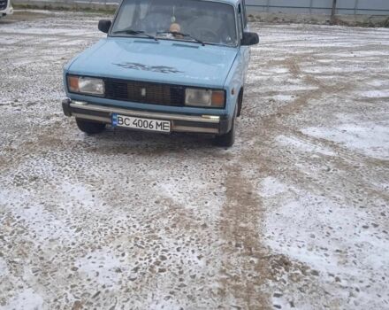 Синий ВАЗ 2104, объемом двигателя 1 л и пробегом 50 тыс. км за 800 $, фото 1 на Automoto.ua