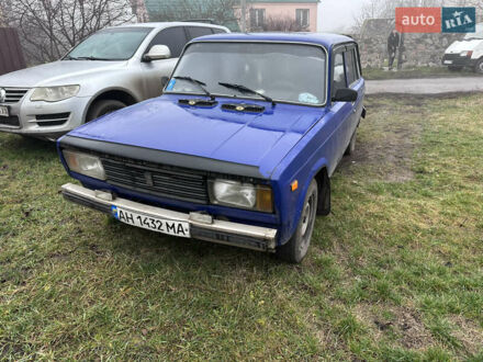 Синий ВАЗ 2104, объемом двигателя 1.3 л и пробегом 90 тыс. км за 800 $, фото 1 на Automoto.ua