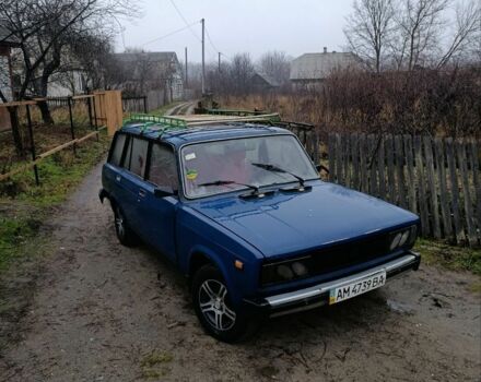 Синий ВАЗ 2104, объемом двигателя 1 л и пробегом 80 тыс. км за 495 $, фото 1 на Automoto.ua