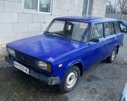 Синий ВАЗ 2104, объемом двигателя 1.5 л и пробегом 62 тыс. км за 600 $, фото 1 на Automoto.ua