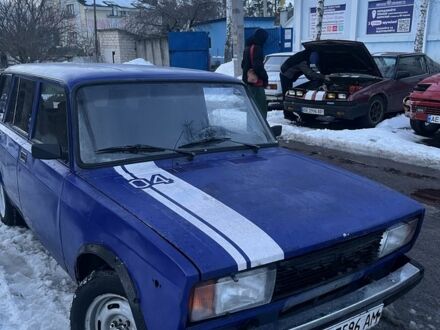Синий ВАЗ 2104, объемом двигателя 1.5 л и пробегом 300 тыс. км за 458 $, фото 1 на Automoto.ua
