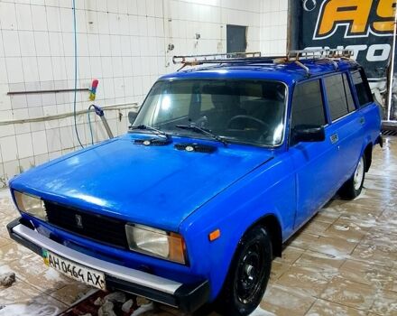 Синий ВАЗ 2104, объемом двигателя 1.5 л и пробегом 200 тыс. км за 800 $, фото 1 на Automoto.ua