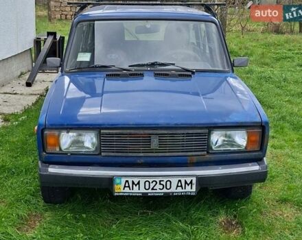 Синий ВАЗ 2104, объемом двигателя 1.5 л и пробегом 102 тыс. км за 800 $, фото 1 на Automoto.ua