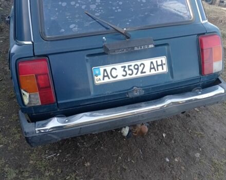 Зеленый ВАЗ 2104, объемом двигателя 1 л и пробегом 86 тыс. км за 723 $, фото 1 на Automoto.ua